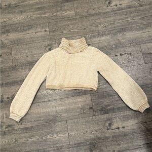 Cropped Tan Sweater